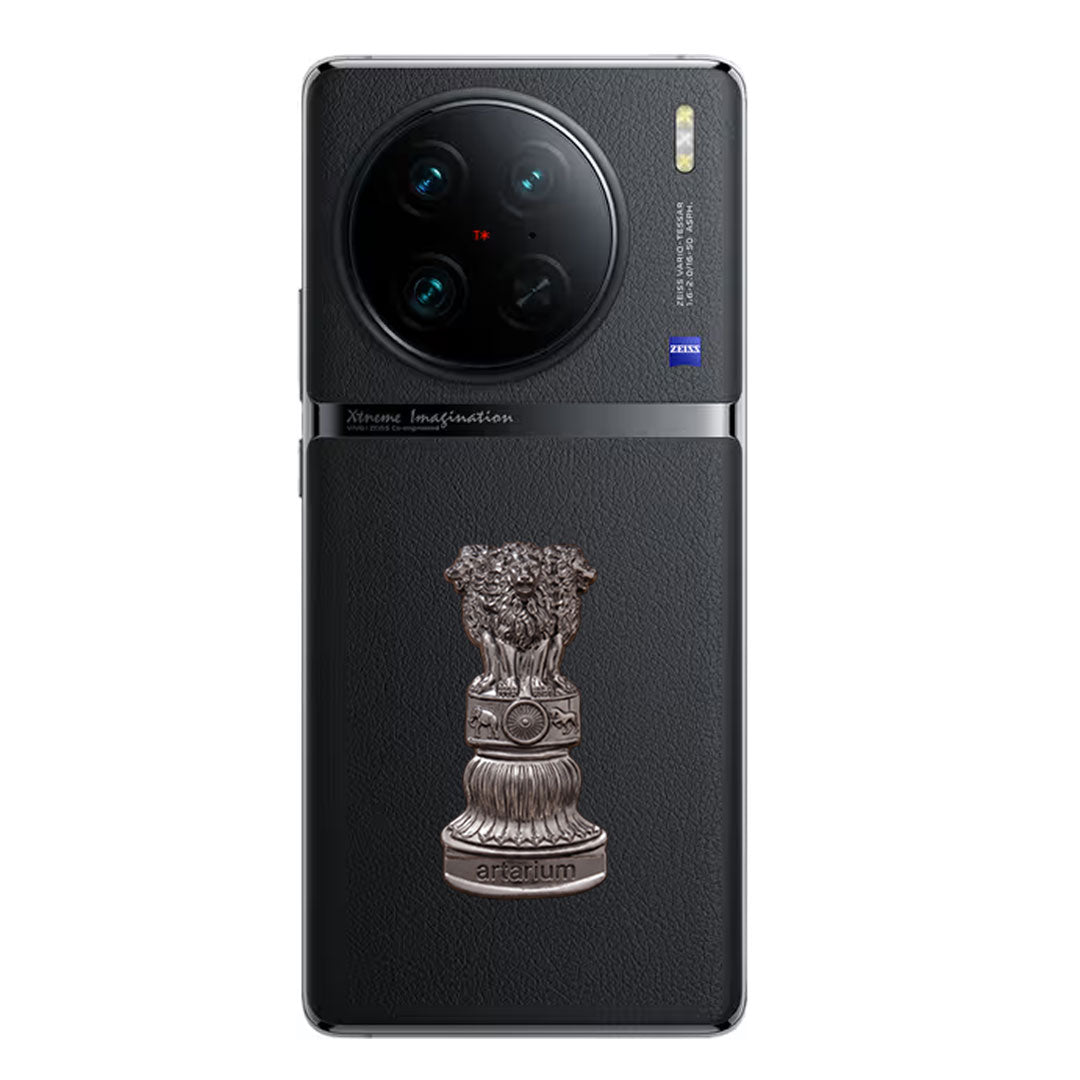 Vivo X90 Pro 5G Compatible Satyamev Jayate 3D Metal Emblem Sticker