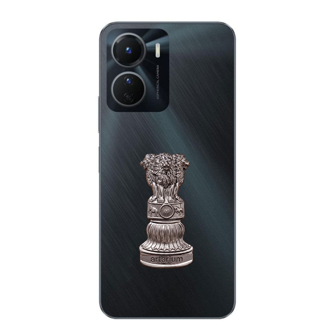 Vivo Y16 5G Compatible Satyamev Jayate 3D Metal Emblem Sticker