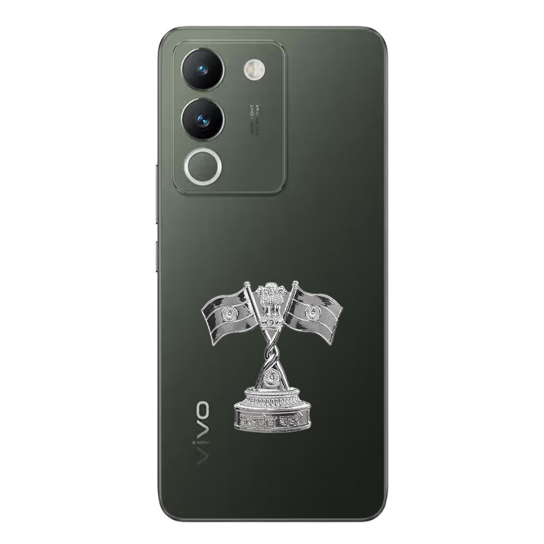 Vivo Y200 5G Compatible Satyamev Jayate 3D Metal Emblem Sticker