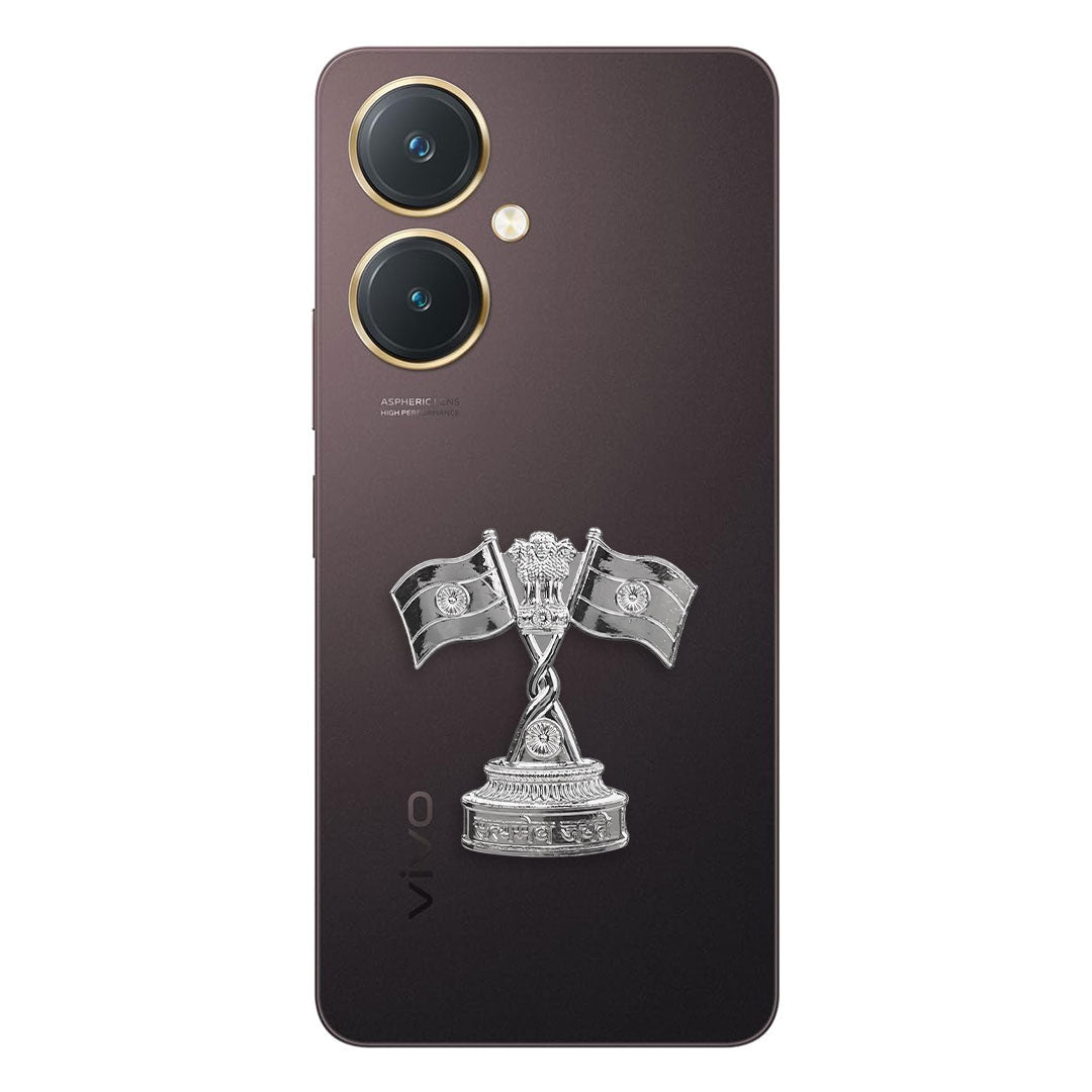 Vivo Y27 5G Compatible Satyamev Jayate 3D Metal Emblem Sticker