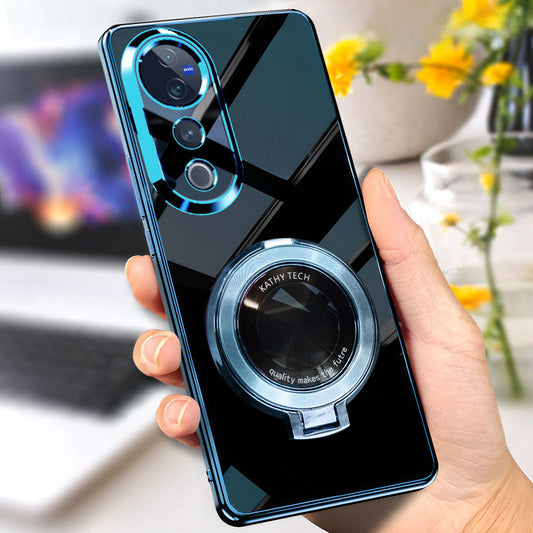 Vivo V40 Pro 5G Magnifier Electroplating Case