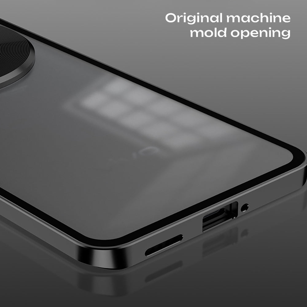 Vivo X200 Pro 5G Aluminium Metal Bumper Shield Transparent Back Case