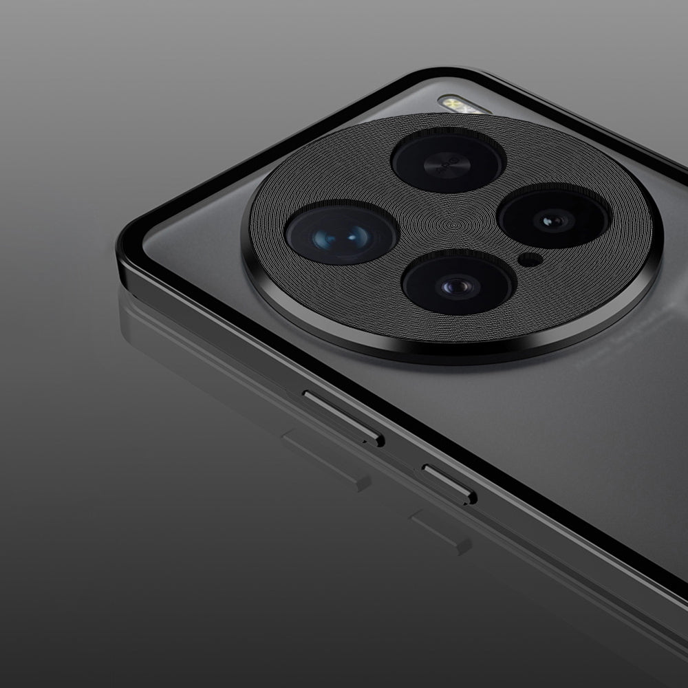 Vivo X200 Pro 5G Aluminium Metal Bumper Shield Transparent Back Case