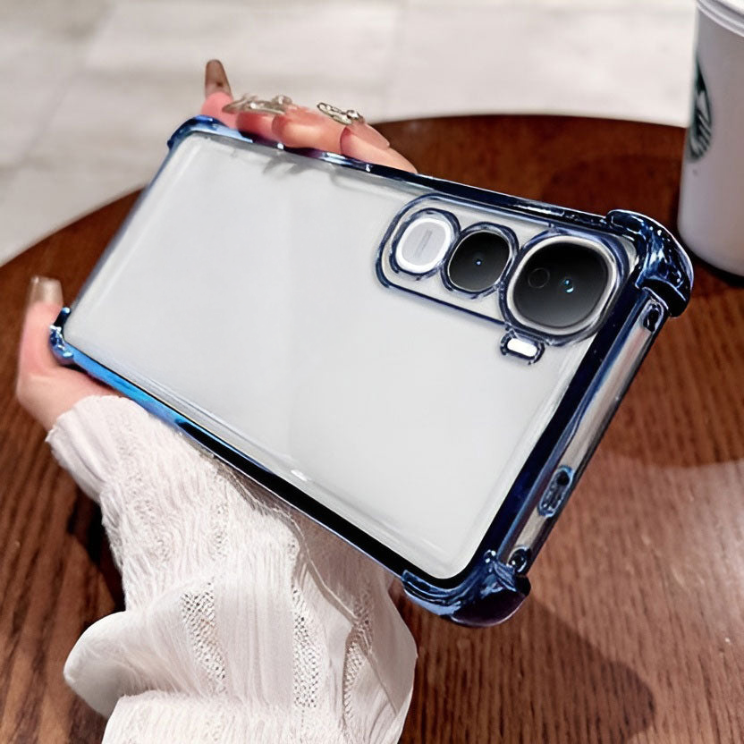 Vivo Y400 Pro 5G Transparent Airbags Back Case