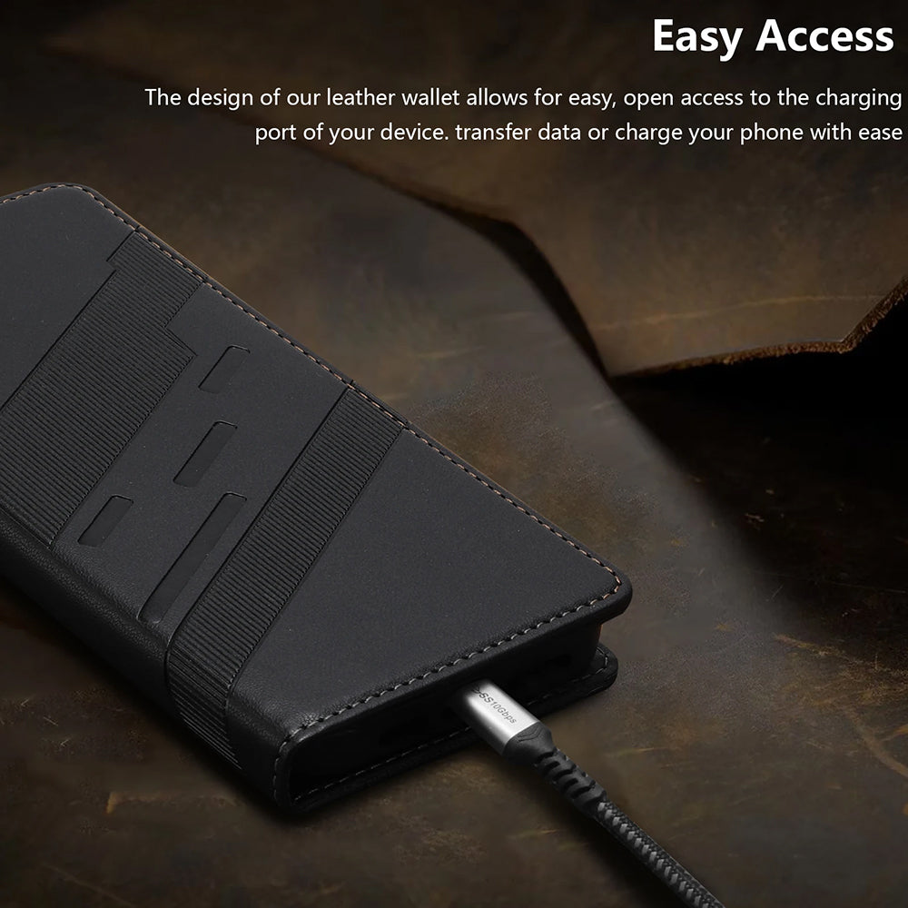 Vivo V50 5G protective case with vintage PU leather finish