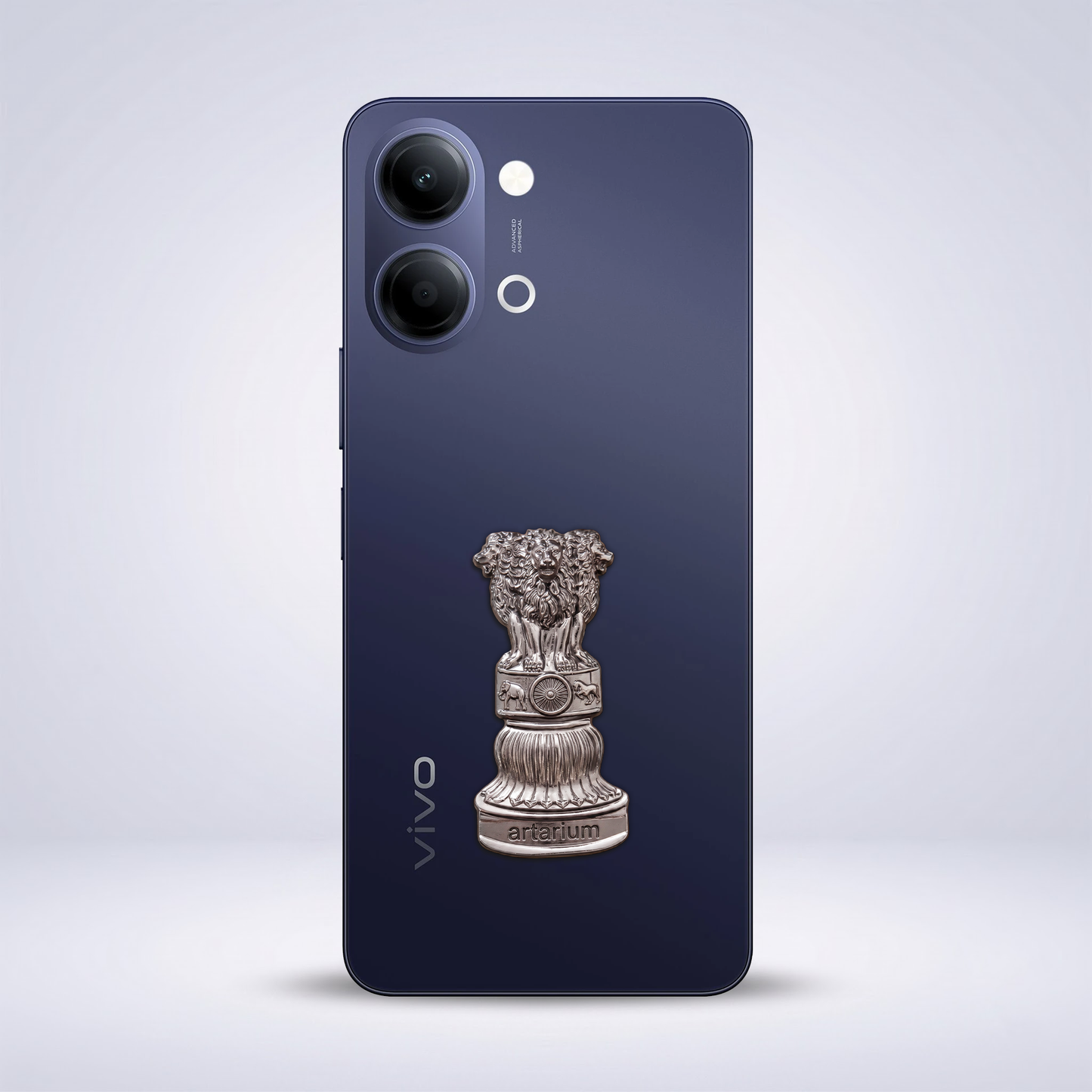 Vivo Y05 5G Compatible Satyamev Jayate 3D Metal Emblem Sticker