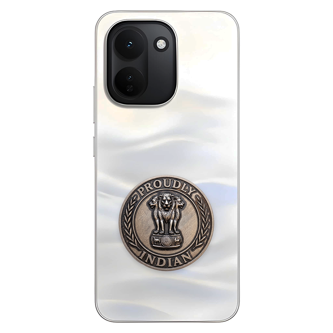 Vivo Y600 Turbo 5G Compatible Satyamev Jayate 3D Metal Emblem Sticker