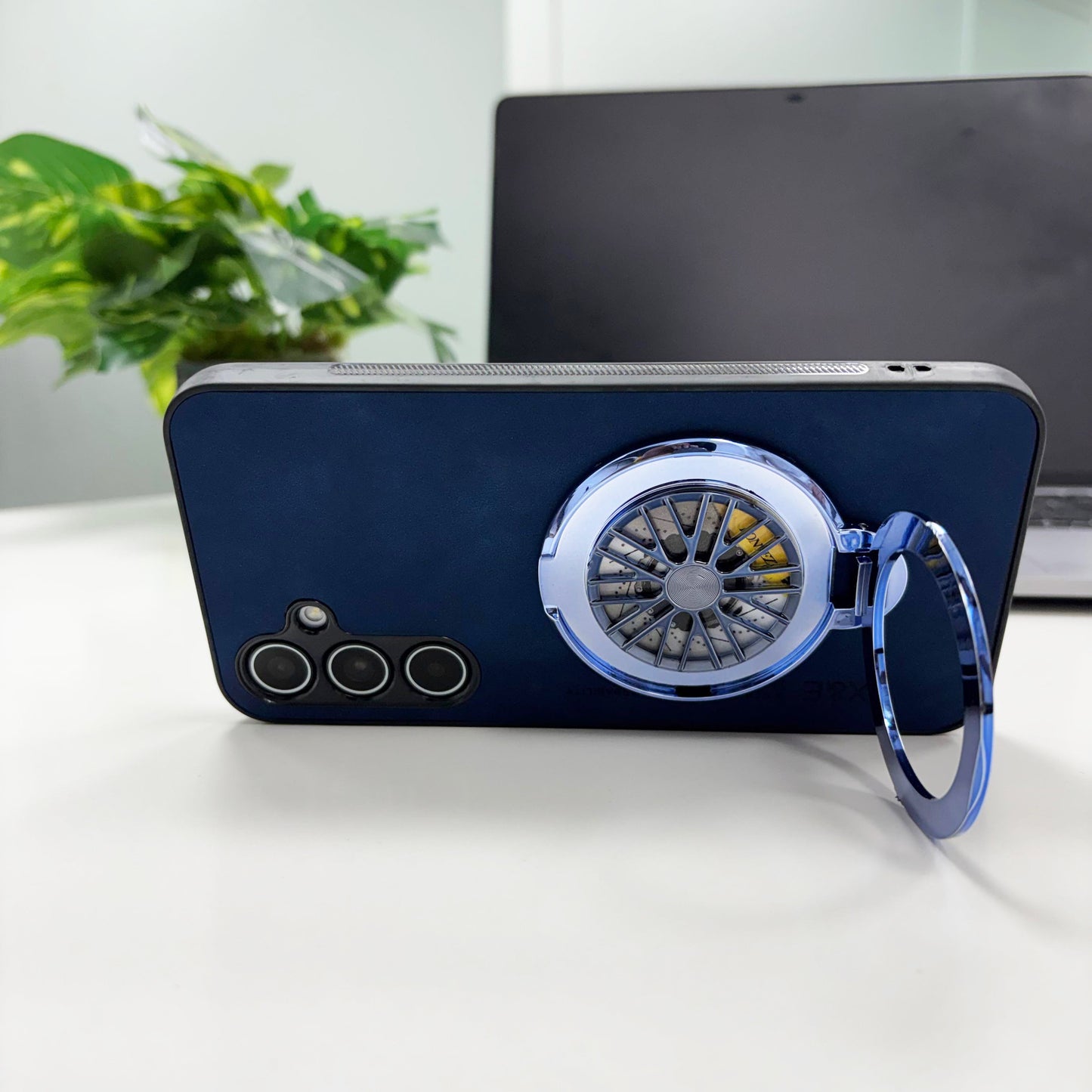 Samsung Galaxy A55 5G Best Selling Stress Buster Wheel Comfortable Touch Sheepskin Scratch Resistant Back Case