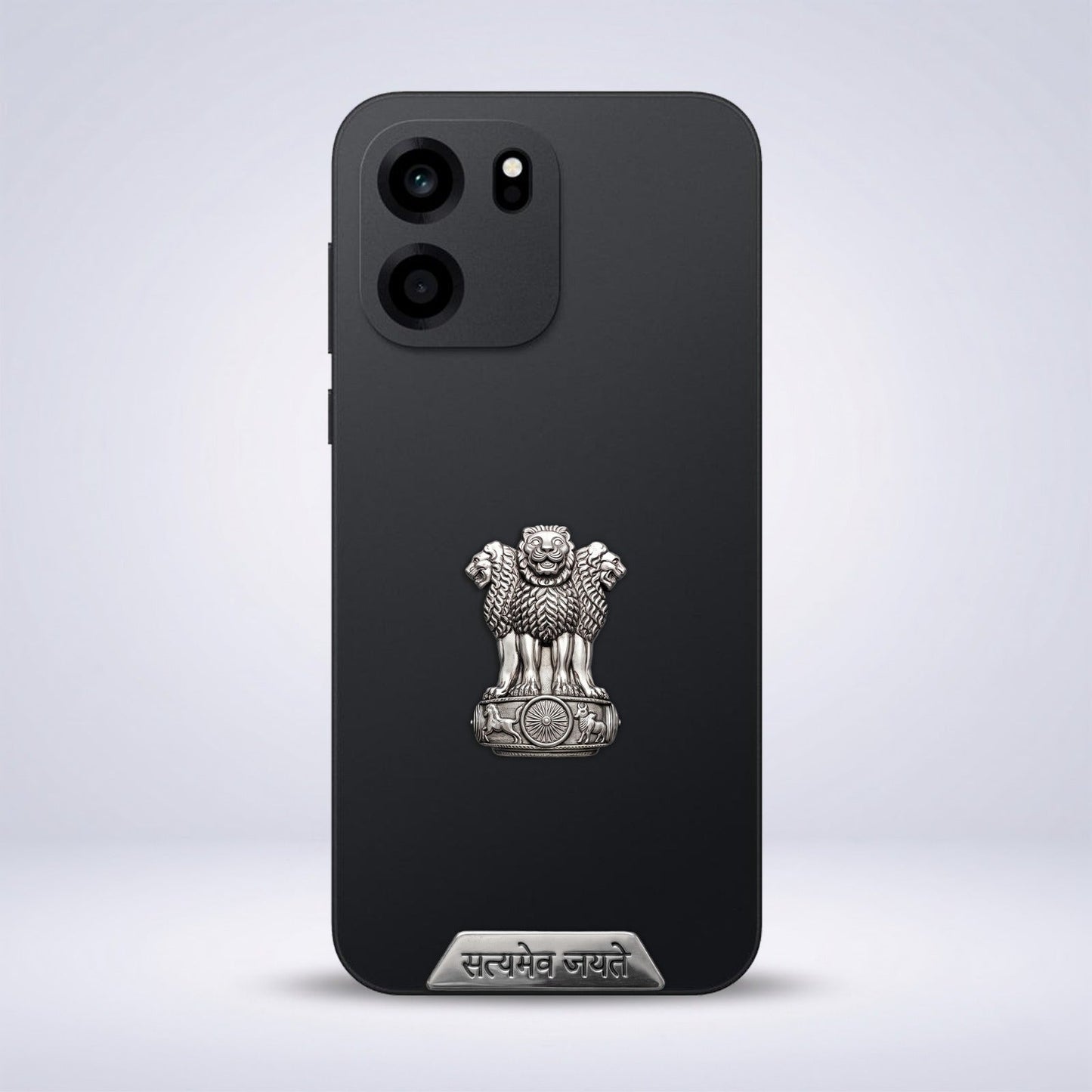 OnePlus Nord CE6 5G Compatible Satyamev Jayate 3D Metal Emblem Sticker