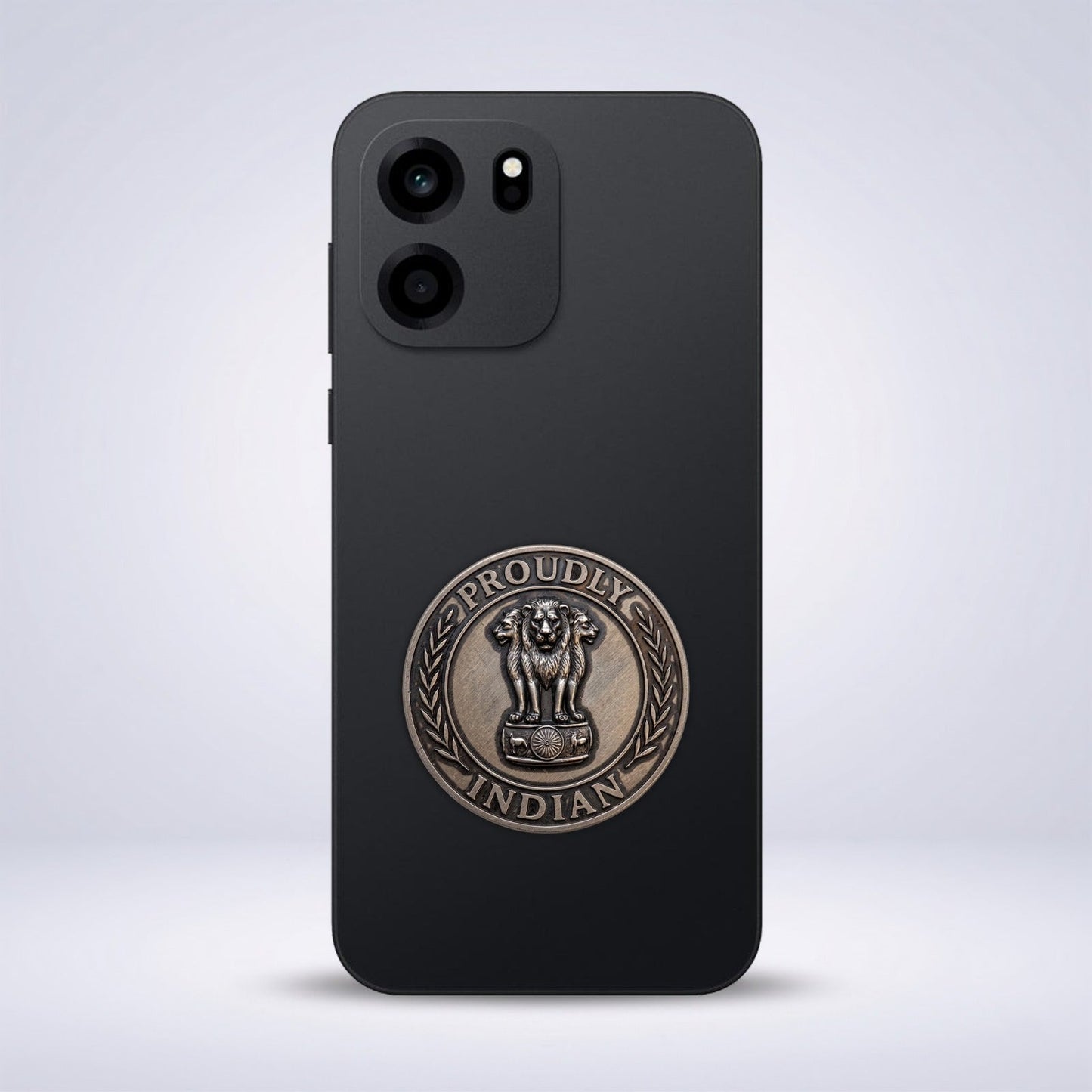 OnePlus Nord CE6 5G Compatible Satyamev Jayate 3D Metal Emblem Sticker