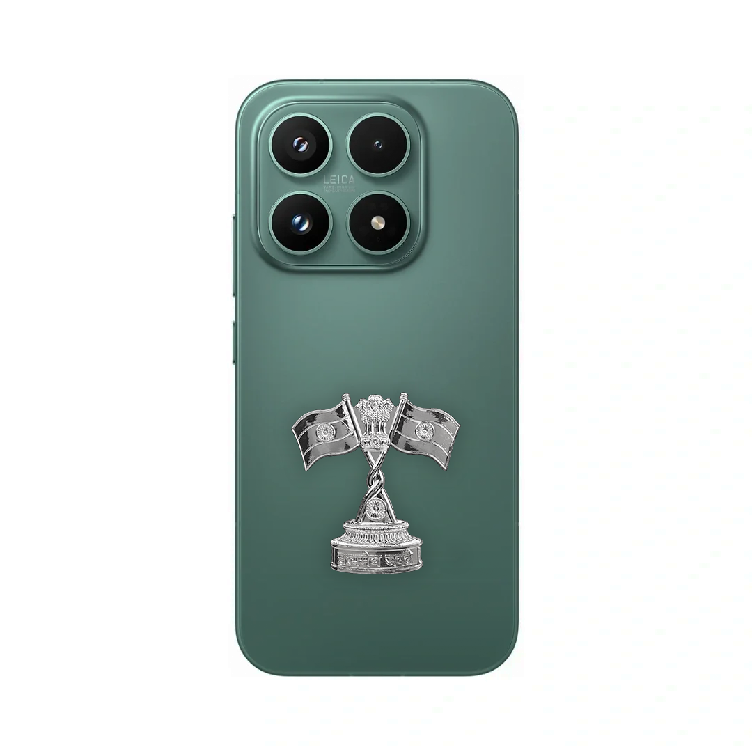 Xiaomi 17 5G Compatible Satyamev Jayate 3D Metal Emblem Sticker
