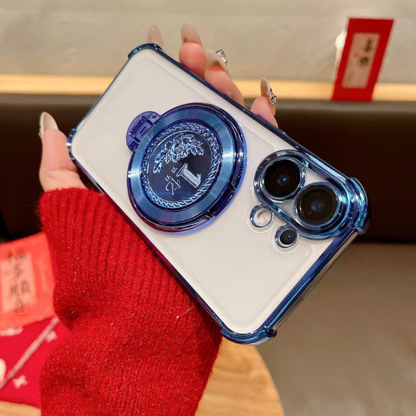 Vivo V60 5G Premium Billion Wheel Rotating Shockproof Airbags Case