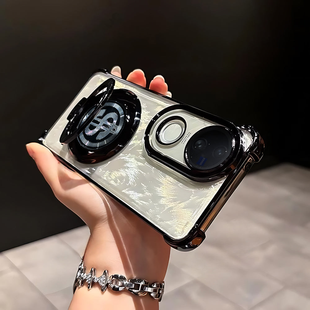 Vivo V50 5G Four Corner Airbags 100% Original Astro Money Magnet Rotating Dollar Case