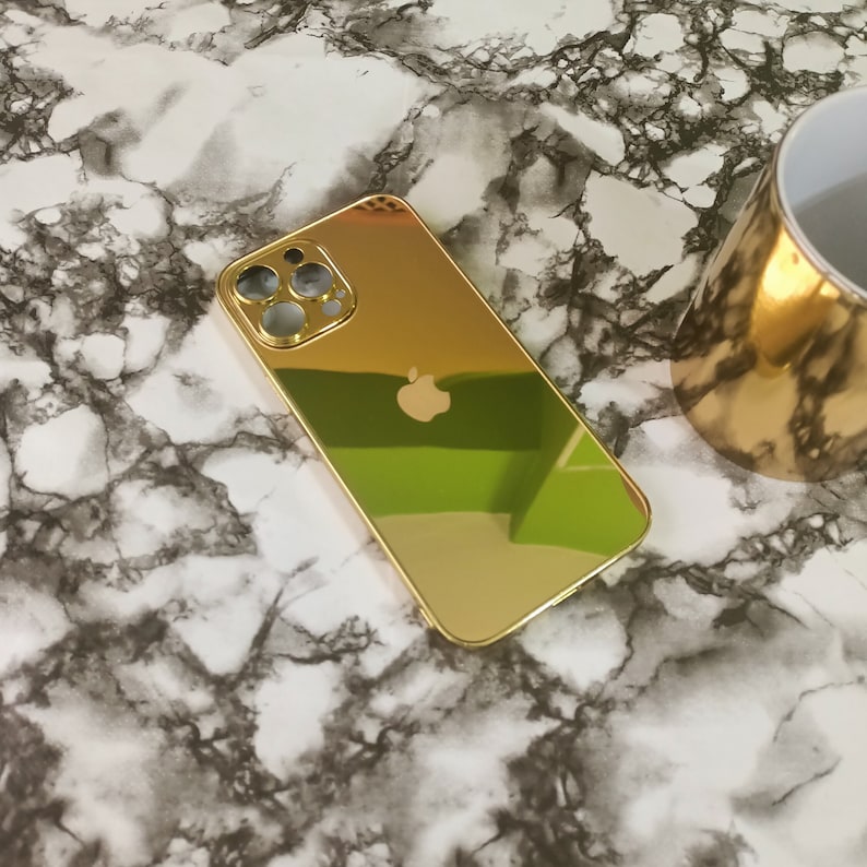 iPhone 15/16 Pro High Quality Gold Customizable iPhone Case