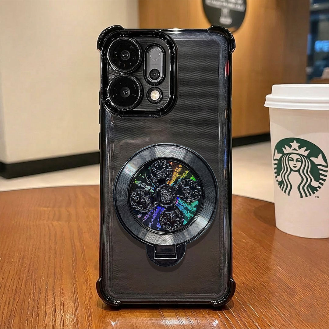 Oppo Reno 14 5G Reflective Fidget Rotating Airbag Case
