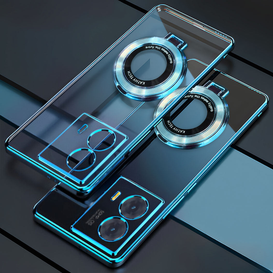 Motorola Edge 50 Fusion 5G Magnifier Electroplating Case