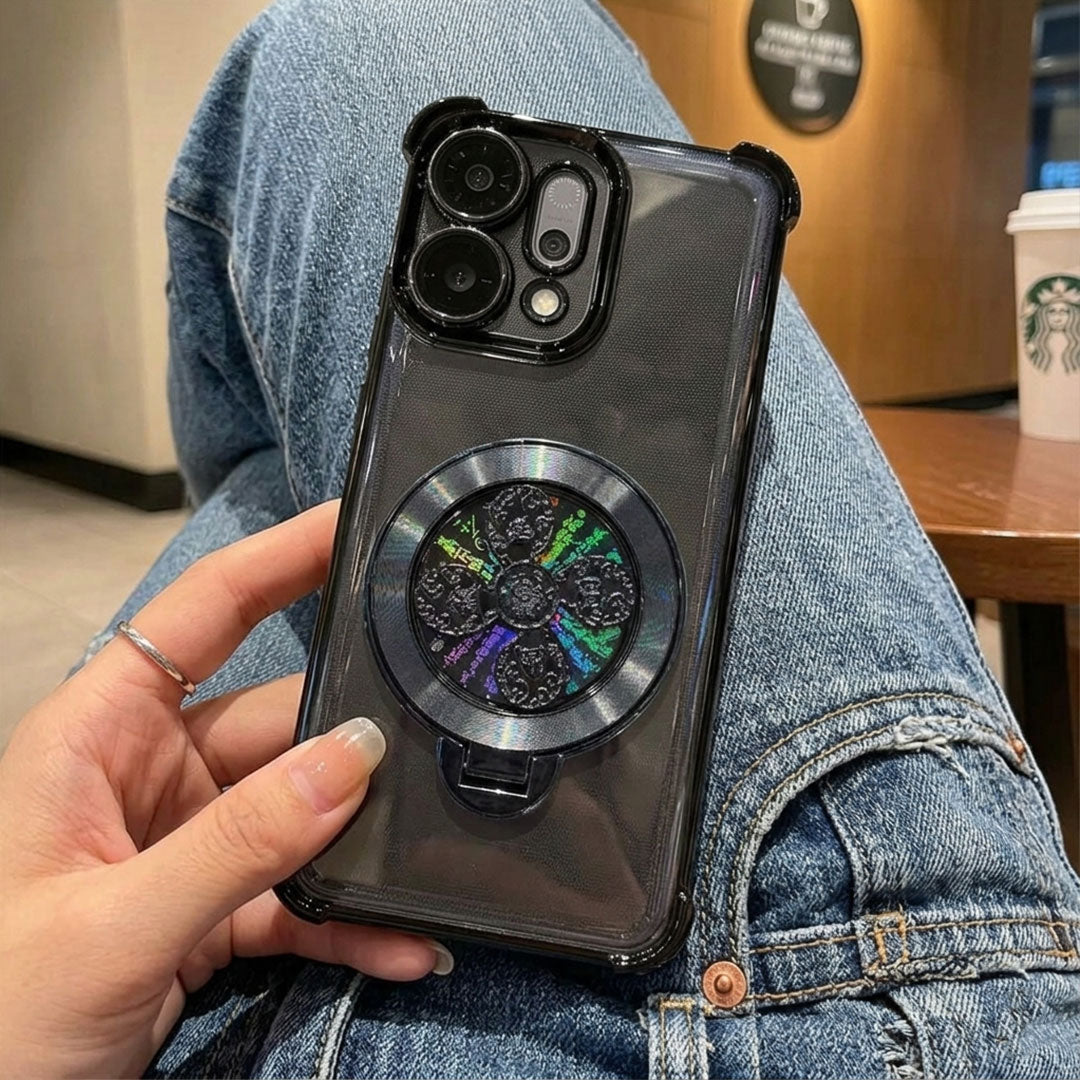 Oppo Reno 14 5G Reflective Fidget Rotating Airbag Case