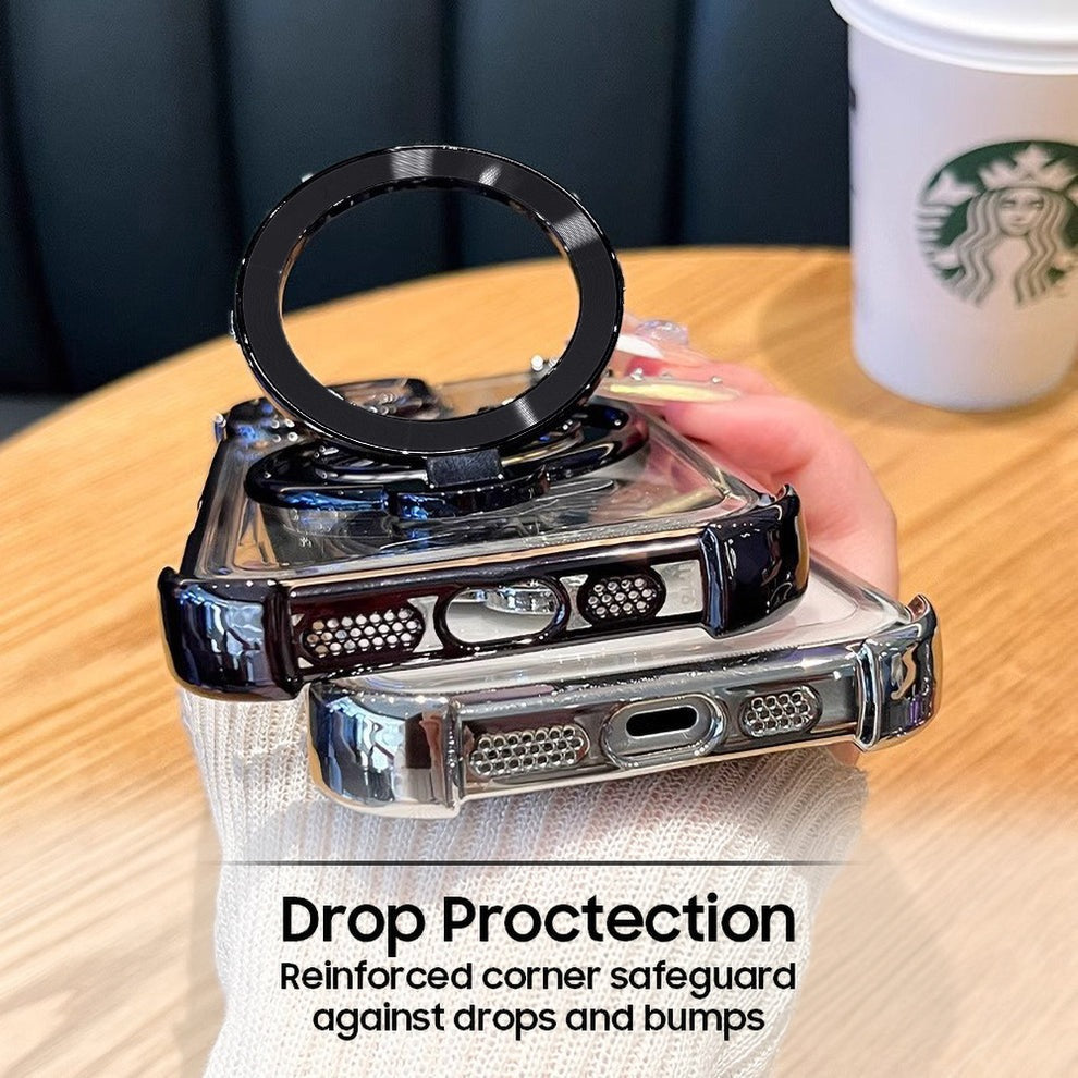 Samsung Galaxy A36 5G Luxury Four Corner Invincible Bracket Ring Stand Case