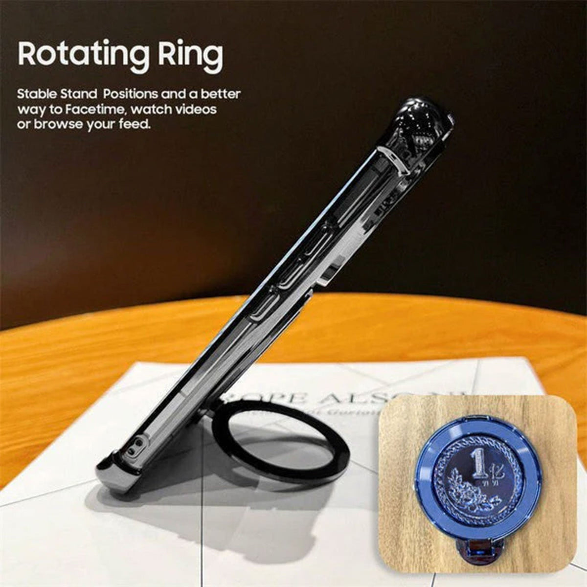 Oppo Reno 15 5G Premium Billion Wheel Rotating Shockproof Airbags Case