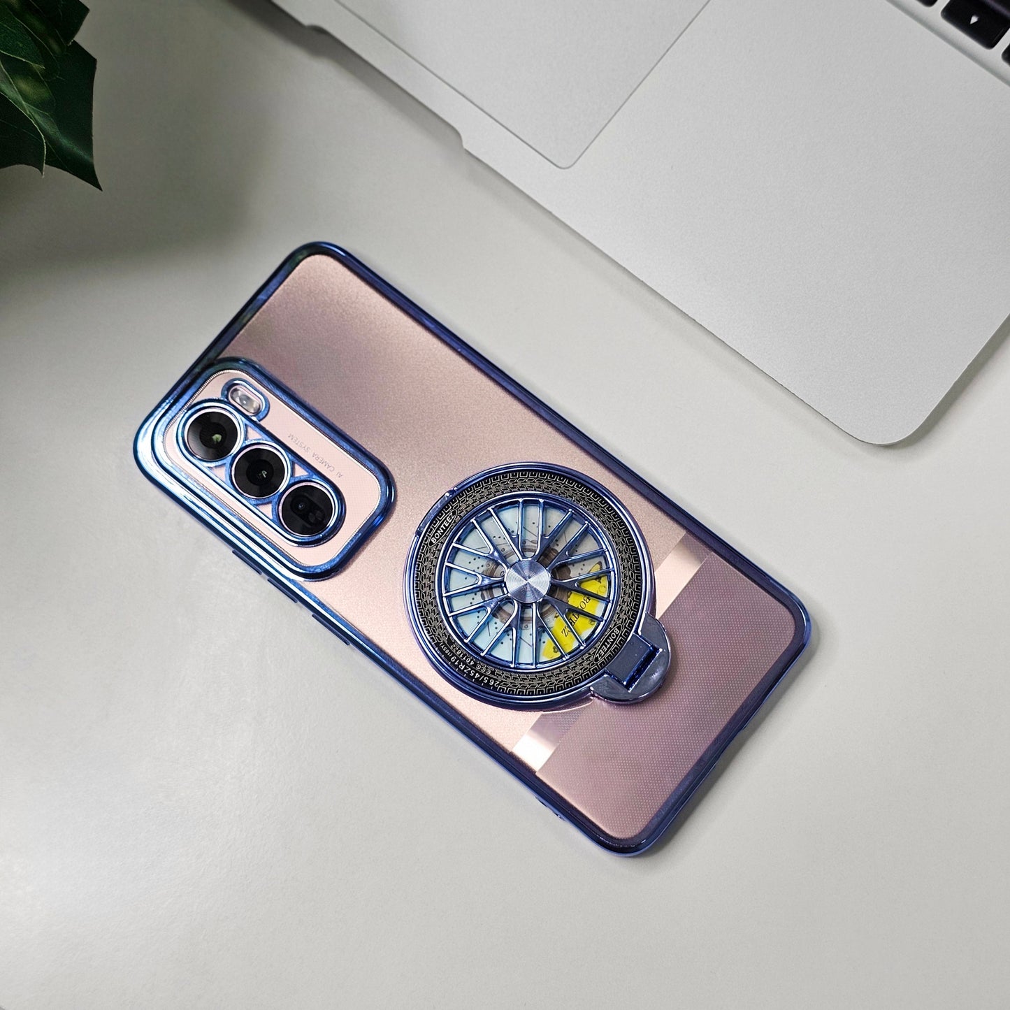 Oppo Reno 12 Pro 5G Ferrari Wheel Electroplating Case
