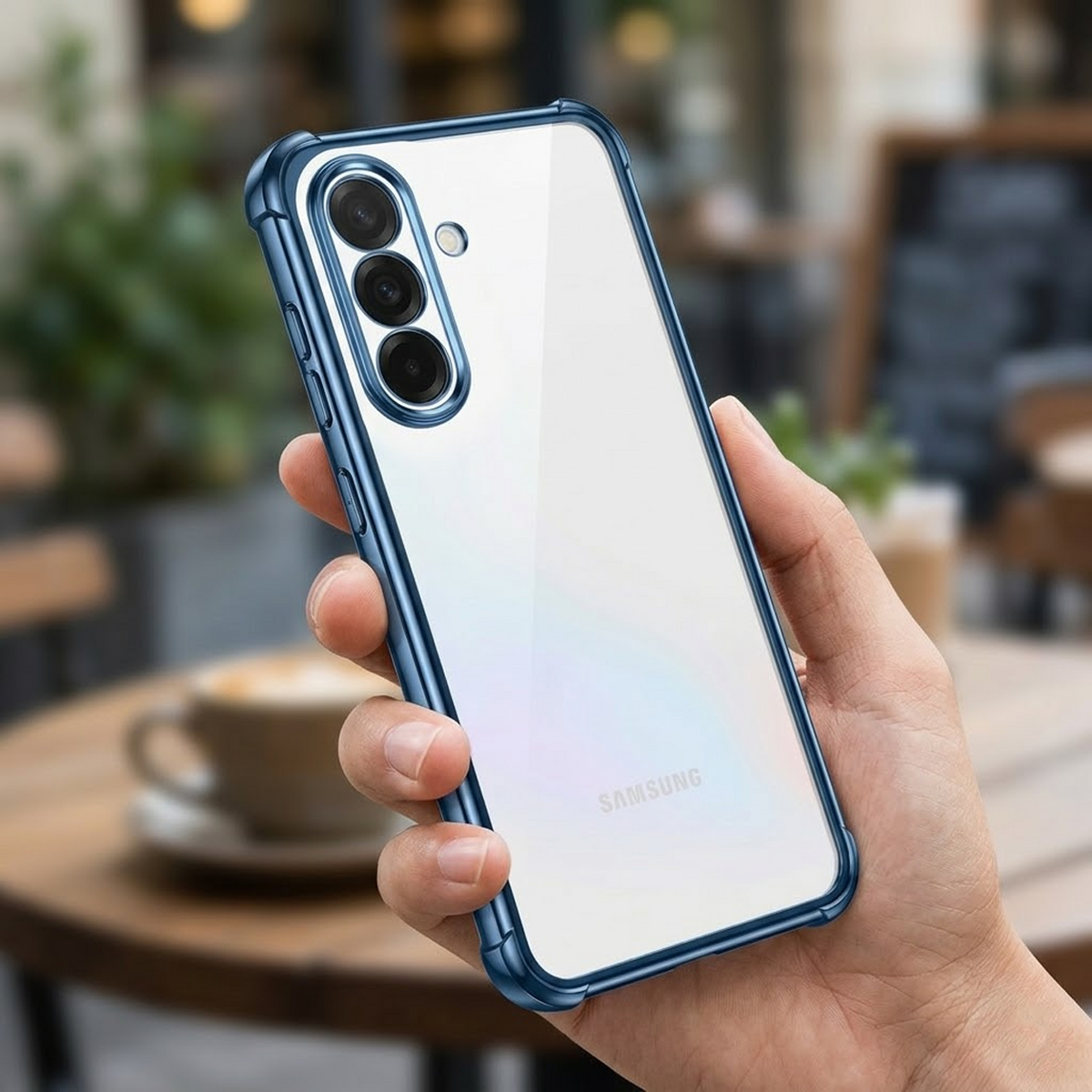 Samsung Galaxy A26 5G Anti-Yellow Electroplating Transparent Airbags Case