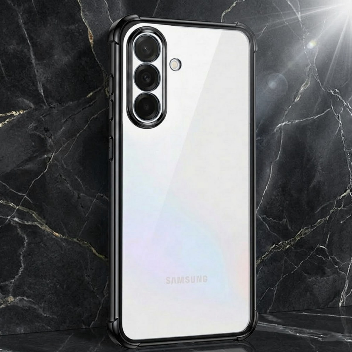 Samsung Galaxy A26 5G Anti-Yellow Electroplating Transparent Airbags Case