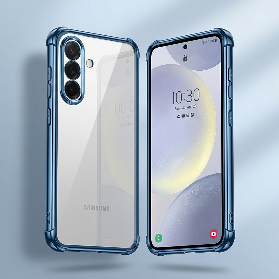 Samsung Galaxy A26 5G Anti-Yellow Electroplating Transparent Airbags Case