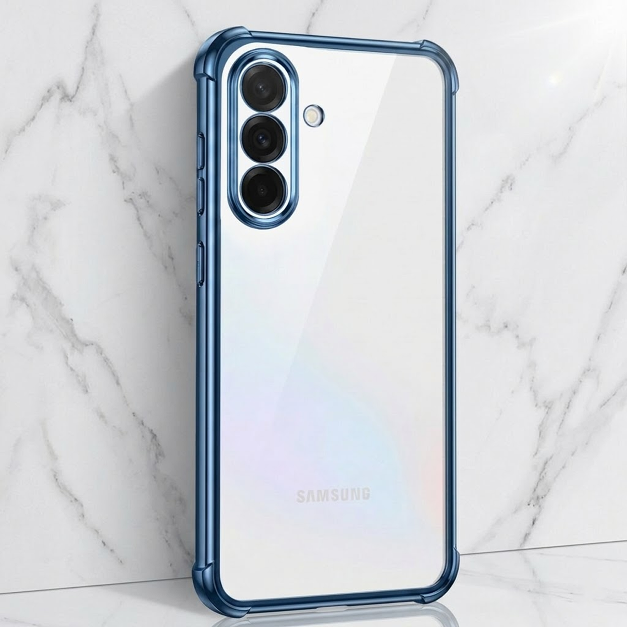 Samsung Galaxy A36 5G Anti-Yellow Electroplating Transparent Airbags Case