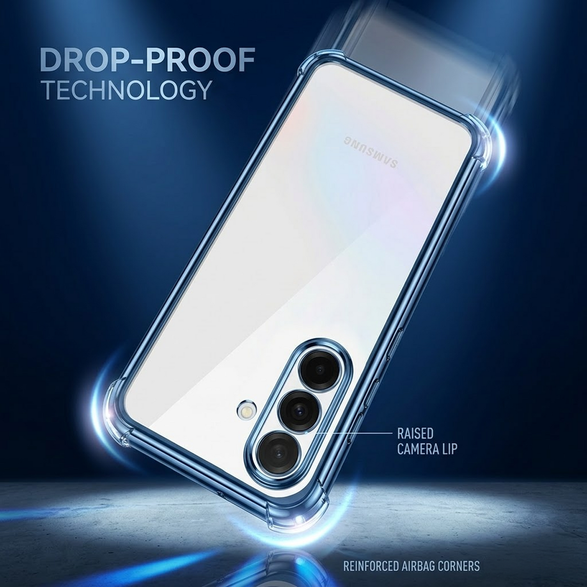 Samsung Galaxy A26 5G Anti-Yellow Electroplating Transparent Airbags Case