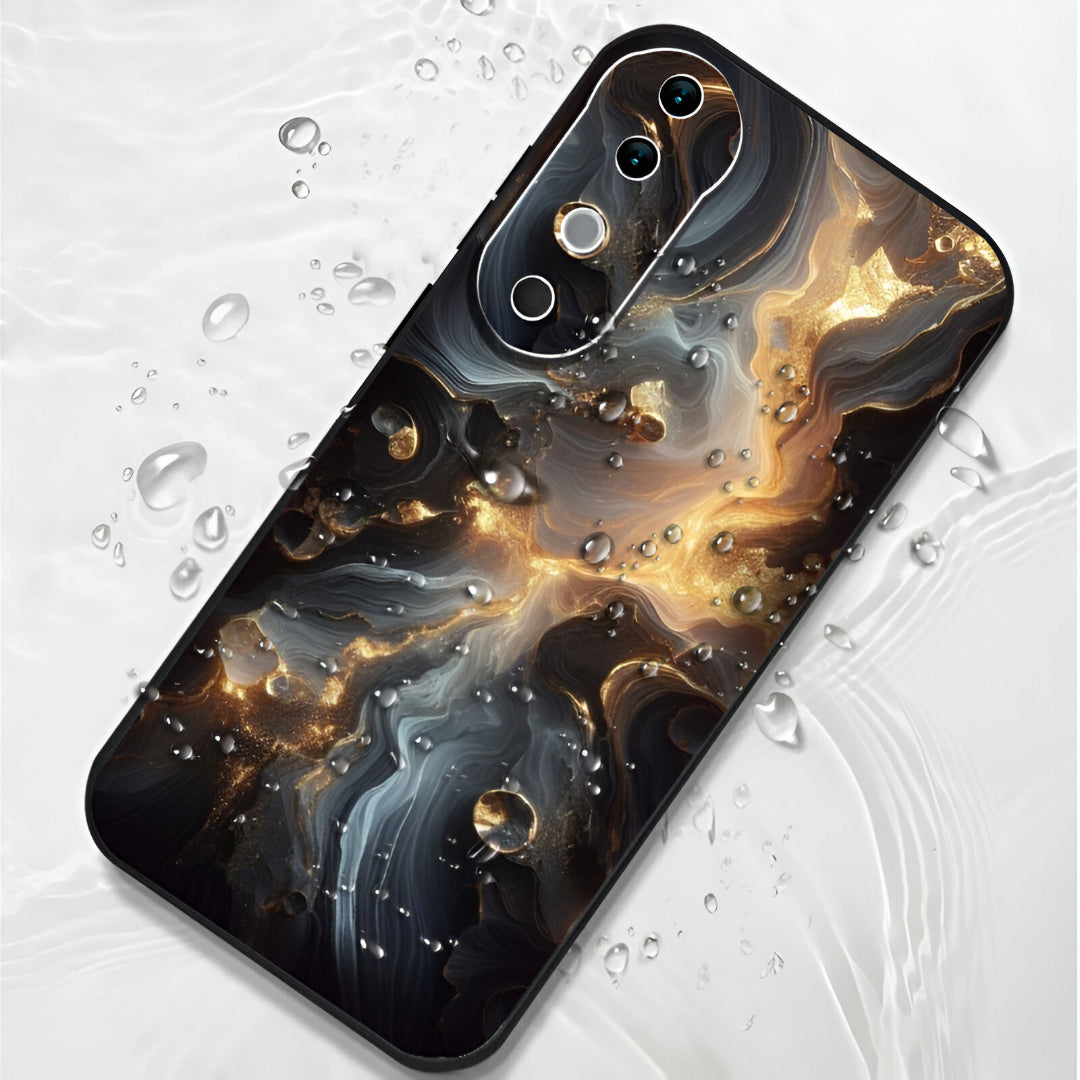 Vivo V40 Pro 5G Premium Acrylic Shockproof Glass Back Case (Mist)